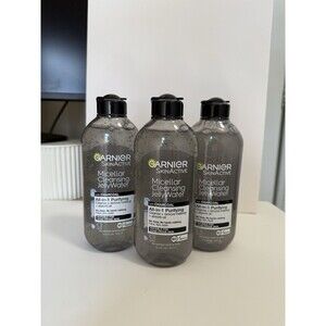 SET OF 3 NEW Garnier SkinActive Micellar Cleansing Jelly Water All in 1 13.5 Oz
